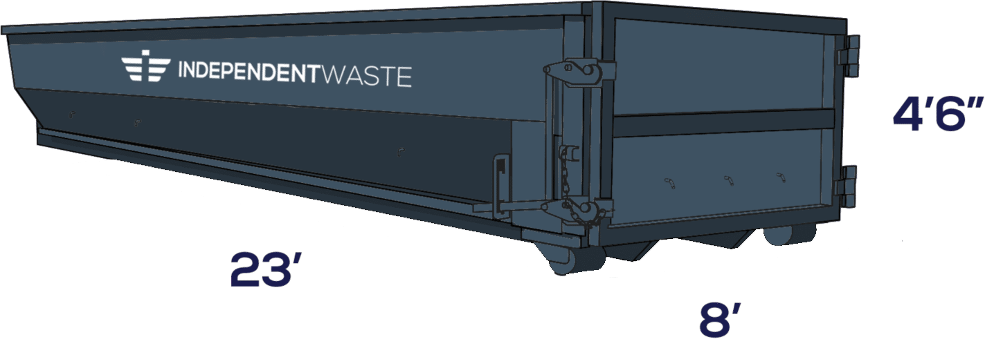 Independent Waste 20 Yard Roll-Off Dumpster