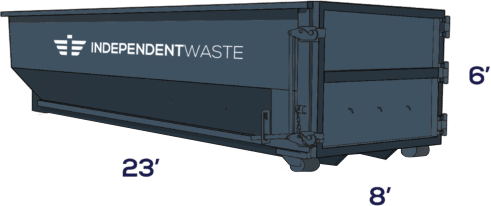 Independent Waste 30 Yard Roll-Off Dumpster