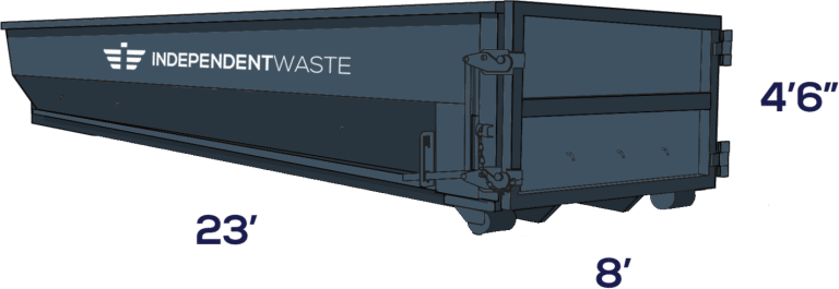 Temporary Roll-Off Dumpster Sizes | Independent Waste
